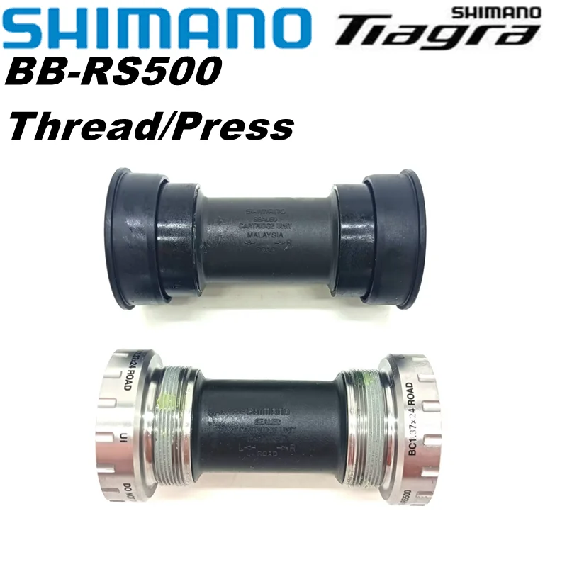 

Shimano TIAGRE BB-RS500 RS501 BBR60 Road Bike Bottom Bracket Threaded HOLLOWTECH II 68/73 68/70 mm shell width BB RS500 for 4700