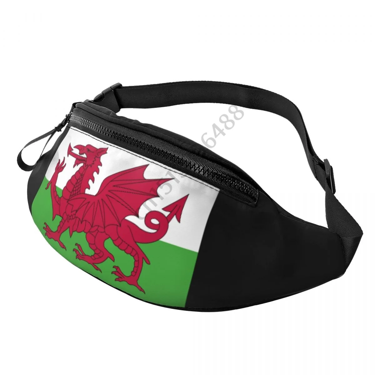

Wales Country Flag Women Men Fanny Pack Waist Bag Native Hip Lightweight Strap Waist Pack for Running Hiking
