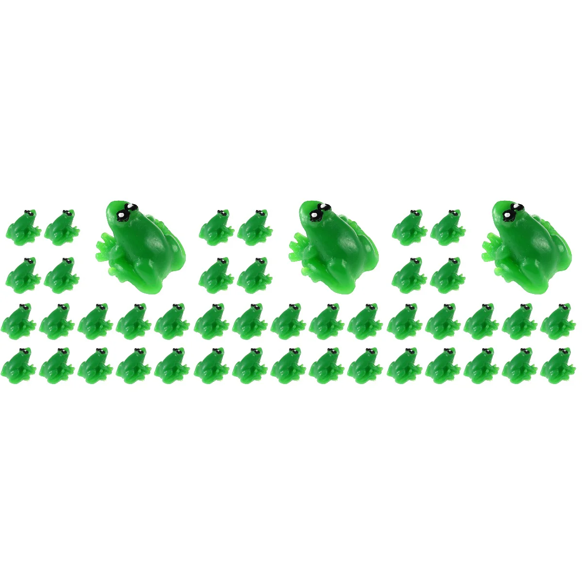 

60 Pcs Lifelike Ornaments Statues Figurines Miniature Frogs Tiny Frogs Resin Tiny Frogs Resin Frogs