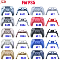 jcd no01 18 non slip plastic hard shell for sony plays tations ps5 controller cover skin protection case for ps5 gamepad contro