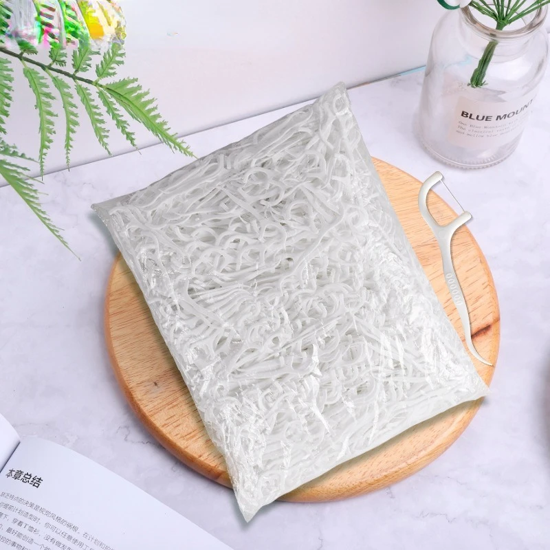 500 шт./лот одноразовый зубной Флоссер межзубная щетка зубная палочка зубочистка