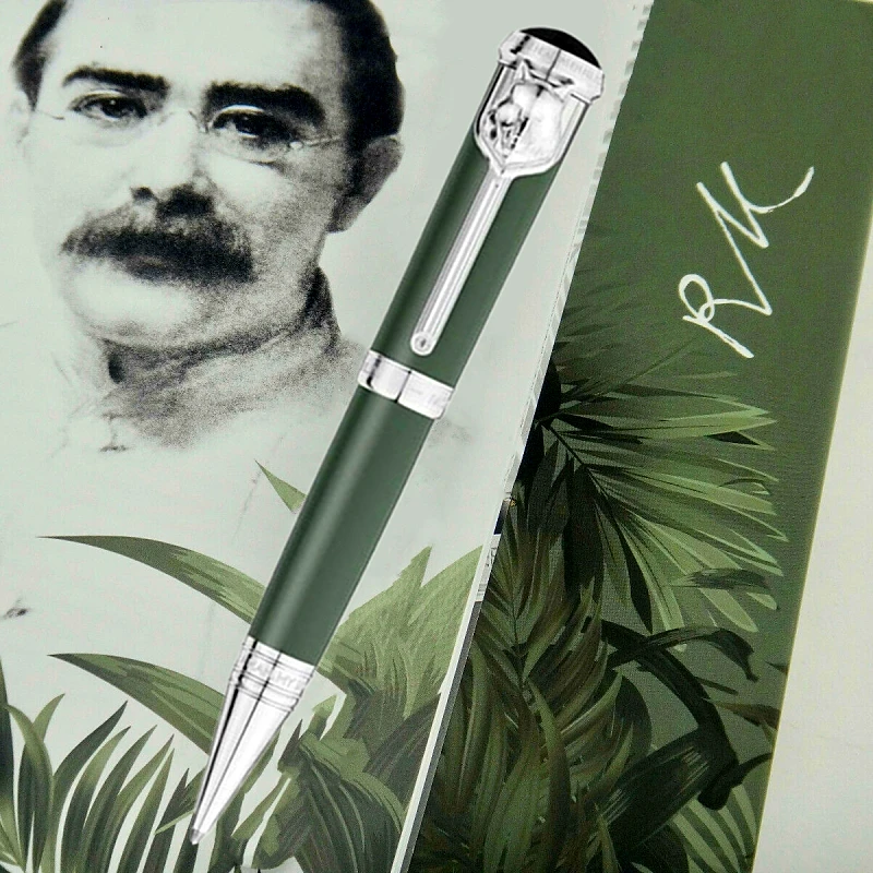 

Ограниченная серия писателей, шариковая ручка рудиарда Киплинга, шариковые ручки MB, уникальные рельефные шариковые ручки для письма, офисн...