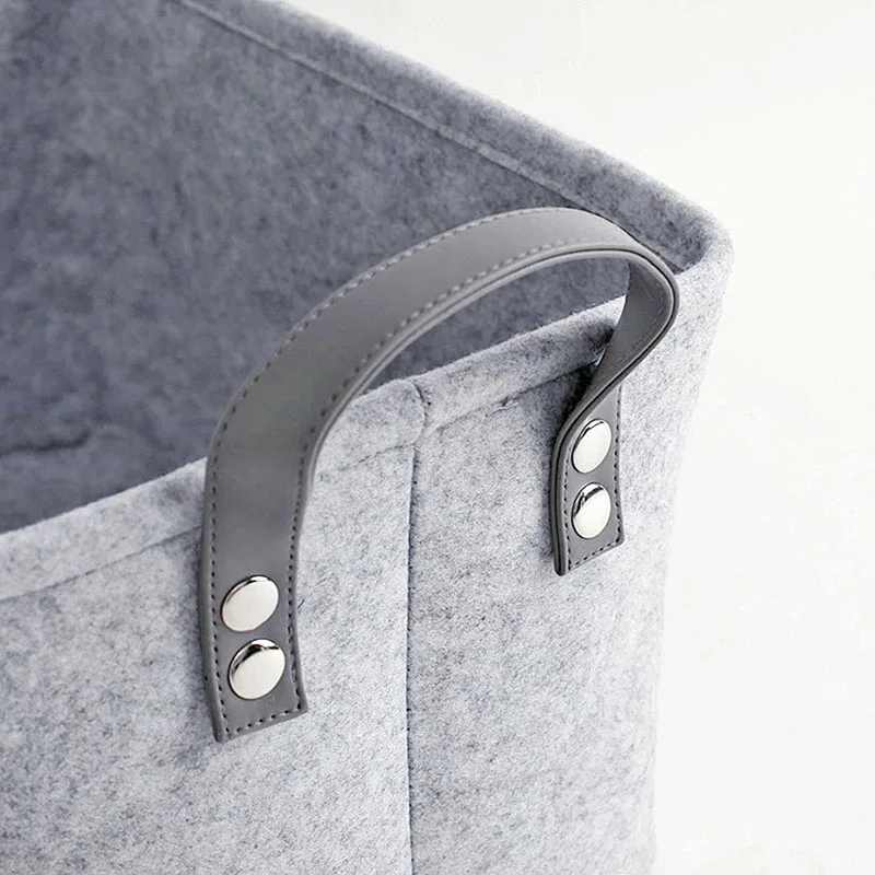 Большой домашнее хранилище корзина с ручкой складной шкаф органайзер для одежды