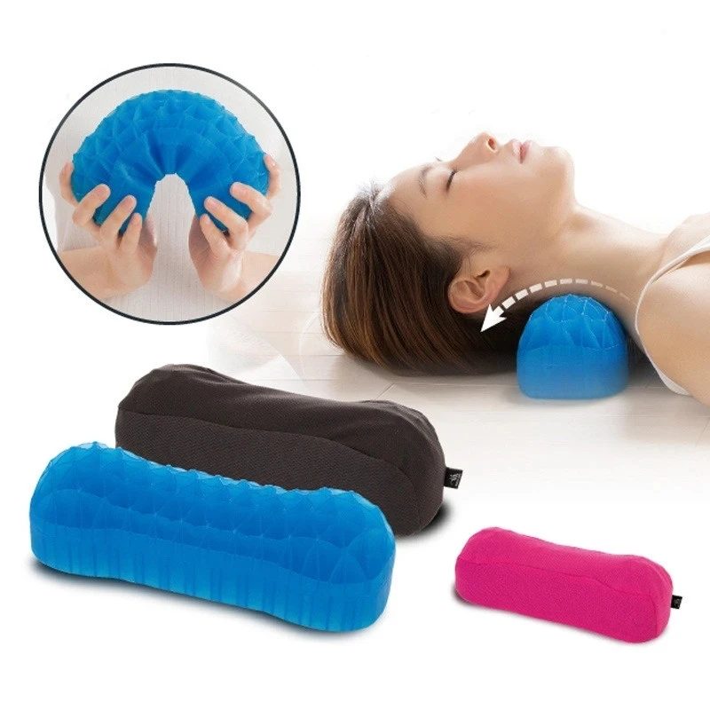 

Эластичная Гелевая подушка для шеи, подушка для массажа в виде сот, Ортопедическая подушка для защиты позвоночника и шеи, дышащая