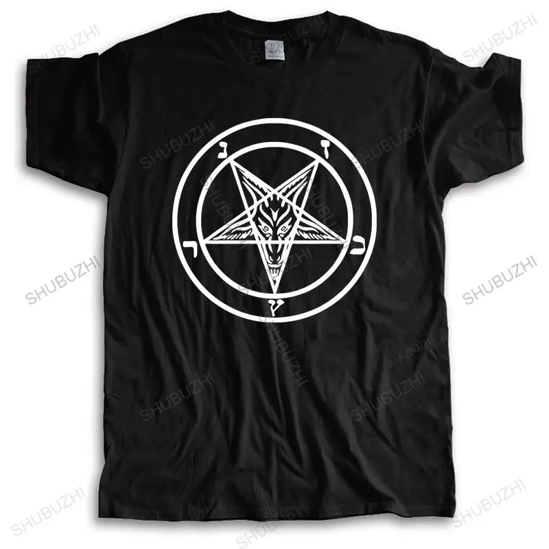 

Male streetwear Tshirt luxury cotton T shirt Brand Clothing stickers satan 666 summer Fashion Unisex O-neck Teeshirt Euro Size