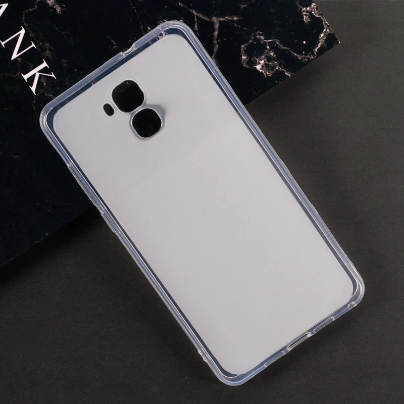 Чехол для Oukitel U16 Max Мягкая силиконовая задняя накладка из ТПУ матовый