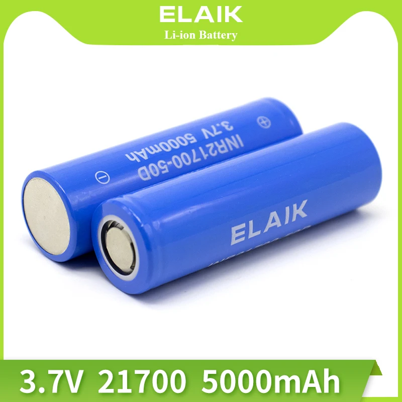 

21700 5000mAh*4pcs 3.7V high-capacity rechargeable lithium-ion battery for flashlights, power tools, electric vehicle batteries