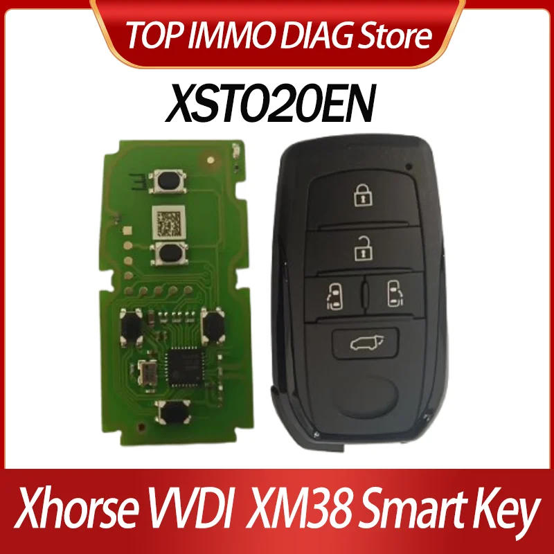 Смарт-ключ Xhorse VVDI XM38 XSTO01EN XSTO03EN XSTO20EN 4D 8A 4A (при полной утере ключей), добавление ключа, VVDI Mini Key Tool, Max Key Tool Plus, VVDI2 (art.: 3920d875fd65a) - 3920d875fd65a