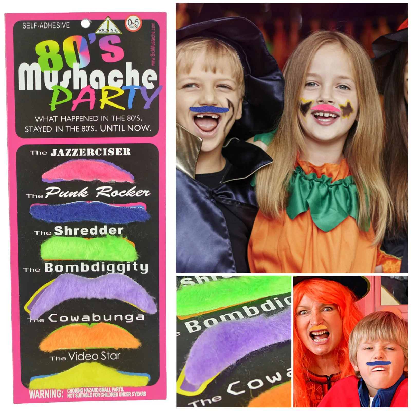 

Halloween Costume Props Beard Beard Color 6 Color h Simulation Beard Trick Props*1 Set Horns Cosplay