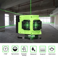 multifunctional 12 lines laser level 3%c2%b0 self leveling machine omnidirectional ground wall sticker rechargeable leveling tool