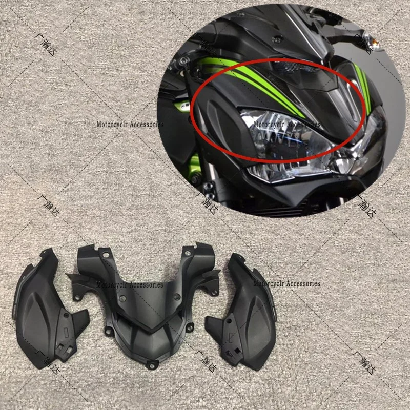 

Motorcycle Head Air Intake Front Side Nose Cover Headlight Panel Fairing Fit For Kawasaki Z900 2017 2018 2019 Z 900