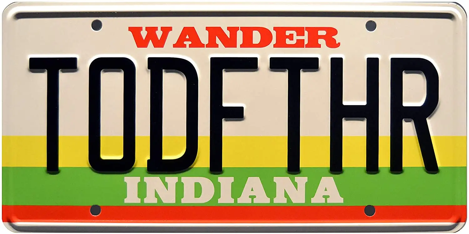 

Celebrity Machines Stranger Things | TODFTHR | Metal License Plate 1