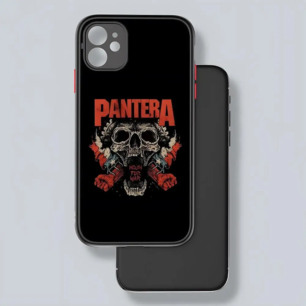 Чехол для телефона Dimebag Pantera Rock Band с матовой прозрачной задней панелью IPhone 16 15 14 13 12