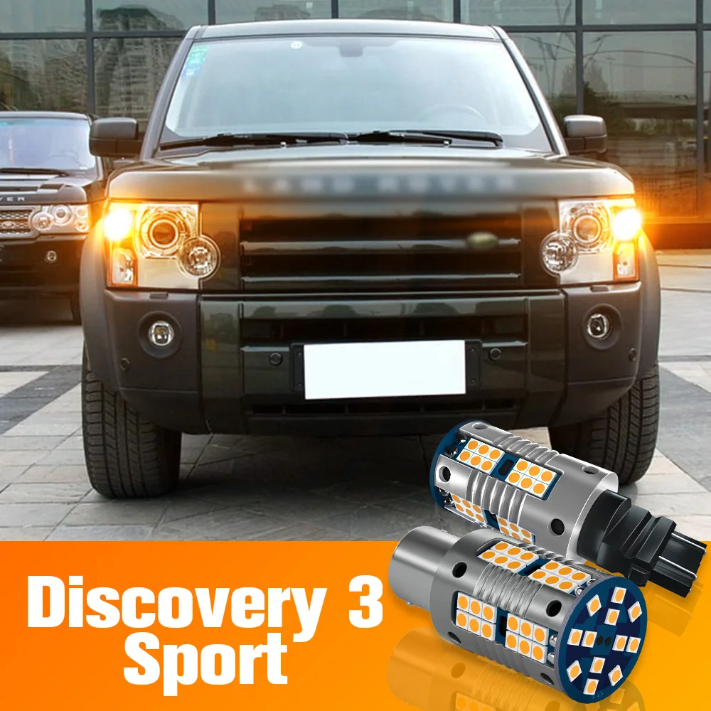 

2pcs LED Turn Signal Light Turning Bulb Accessories For Land Rover Discovery 3 LR3 Sport 2004 2005 2006 2007 2008 2009 2015 2016