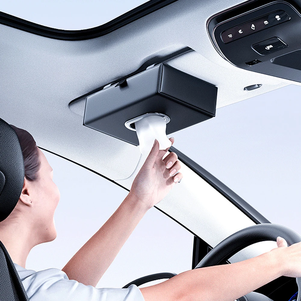 Автомобильный солнцезащитный козырек коробка для салфеток высококачественный