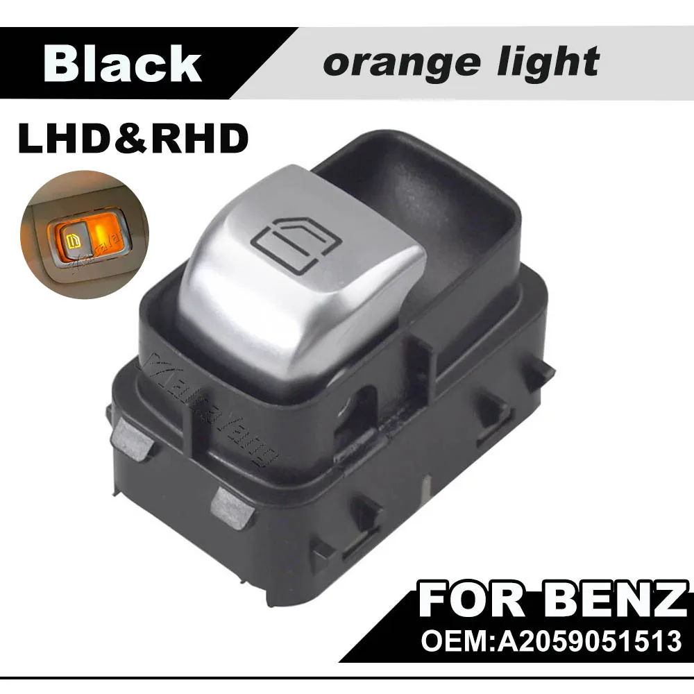 Новый брендовый переключатель стеклоподъемника для Mercedes-Benz C Class W205 S205 X253 C200 C300 C350 C63 AMG A 2229056800   A 2059056811