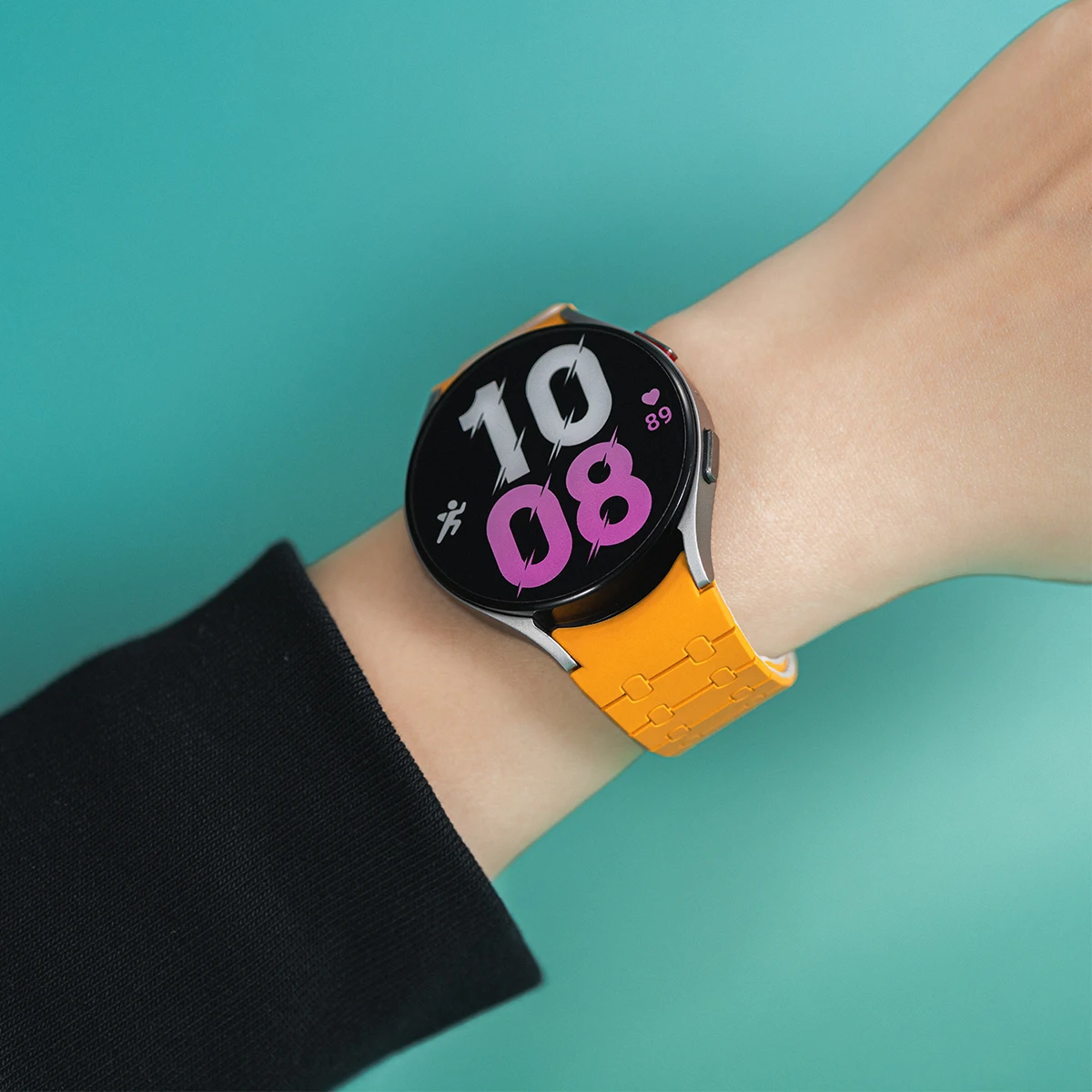 Фото Магнитный силиконовый ремешок для Samsung Galaxy Watch 7 6 5 4 40 44 мм 6 Classic 43 мм 47 мм спортивный браслет для Galaxy 5 Pro 45 №2