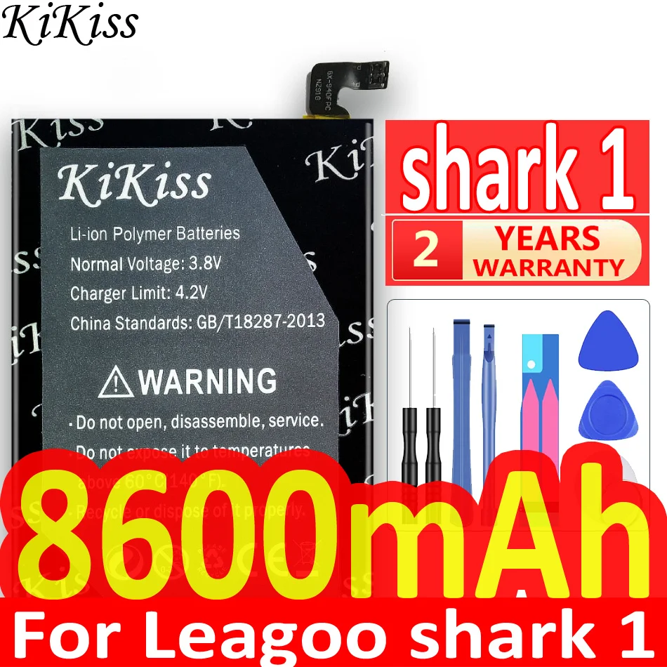 

Аккумулятор 8600 мАч для LEAGOO Shark 1 Shark1 мобильный телефон в наличии последняя продукция Высококачественная батарея + номер для отслеживания