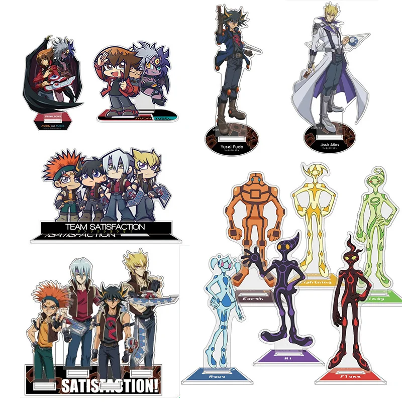 

Аниме Yu-Gi-Oh Дуэль монстров серия призраков акриловая фигурка стенд модель пластина дисплей настольная игрушка ATEM Mutou Yuugi Jonouchi Katsuya