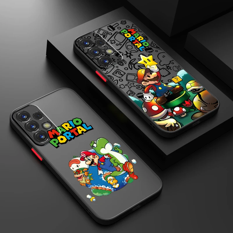 Supers M-Marios Art крутой матовый полупрозрачный чехол для Samsung Note 20 A35 A03 A54 A31 A22 A34 A14 A24 A04