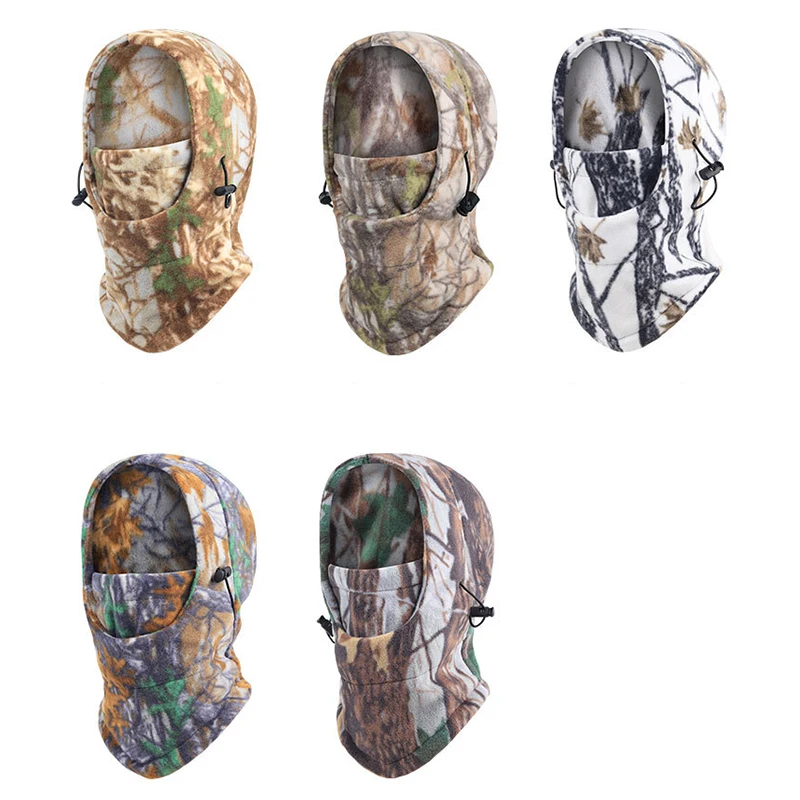 

Winter Motorcycle Bicycle Cap Camouflage Multi-Function Fleece Cap Camouflage Cap Windproof Cap Riding Hood 5 Color