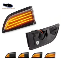 2x repeater blinker dynamic amber car side rearview mirror turn signal light for volvo xc60 20082013 auto accessories