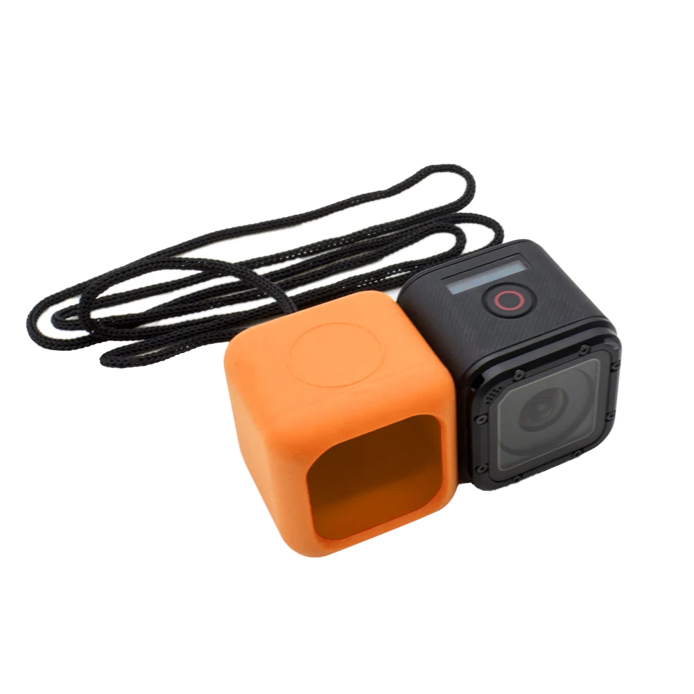 

Housing Wear Resistant Protective Ultra Thin Silicone Case Soft Carrying Cover Durable With Lanyard For Gopro Hero 5/4 Session