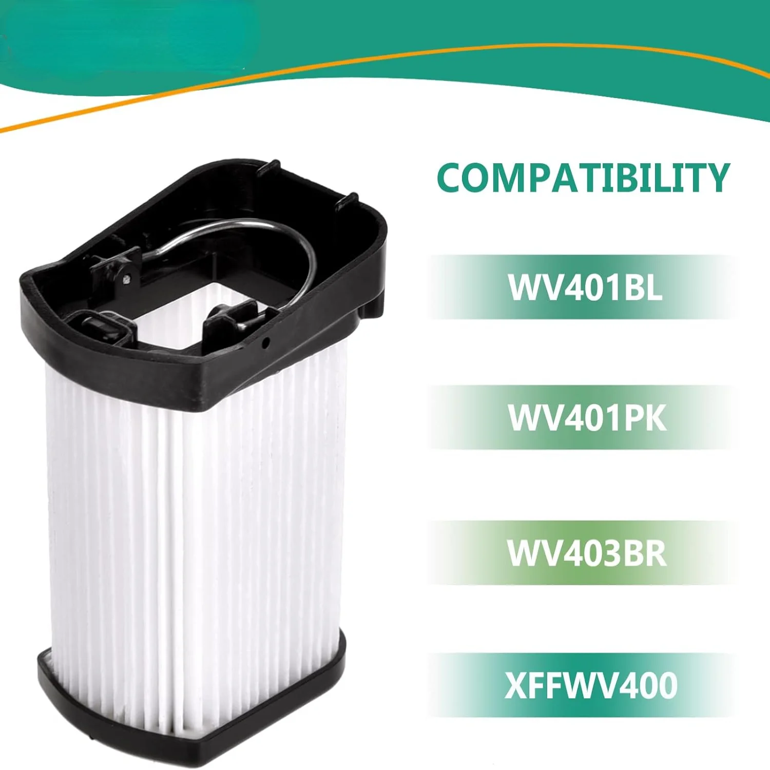 Вакуумный фильтр из 4 упаковок для беспроводного пылесоса WANDVAC POWER PET WV401BL WV401PK WV403BR