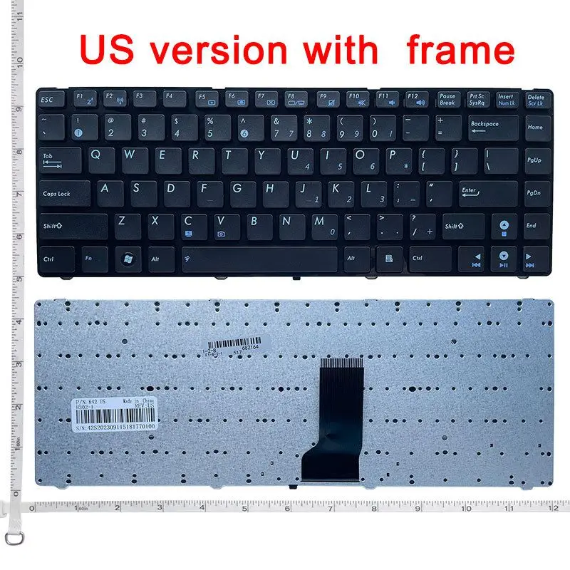 Фото Новая клавиатура для ноутбуков ASUS U30 U30JC K43E K43SA U81 UL80 U80 U80V U80E X45A X85V X45C X45U X45VD P43S B43A B43S (США/Испания/Россия/Аргентина/Франция) №3