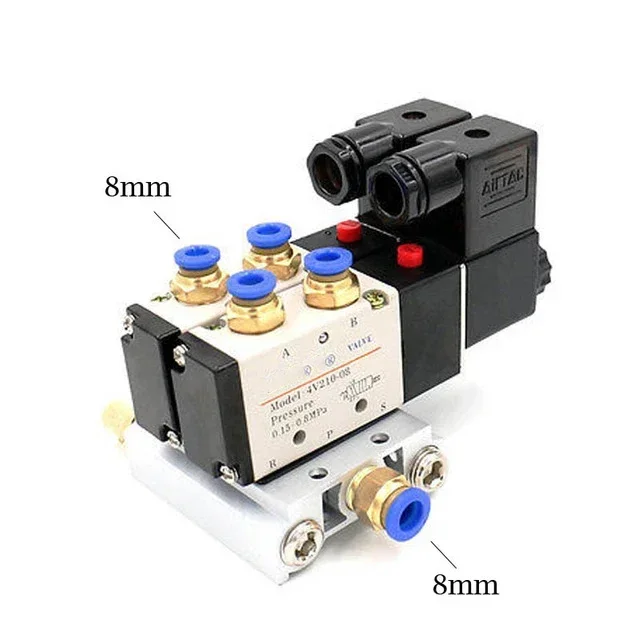 

Блок электромагнитного клапана 4V210-08 2/3/4/6 позиций