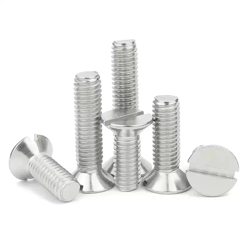 M1.6 M2 M2.5 M3 M4 M5 M6 M8 Винты с потайной головкой из нержавеющей стали 304 Болты резьбой и