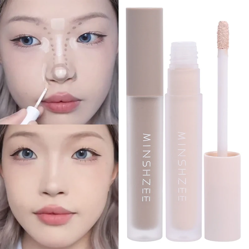 

Face Contouring Stick Waterproof Long-lasting Grey Brown Matte Nose Shadow Cream Brightening Highlighter Face Bronzer Cosmetics