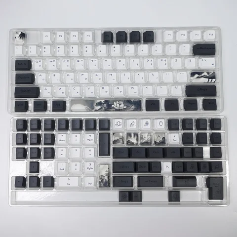 KBDiy Ink Lotus PBT Клавиши для механической клавиатуры