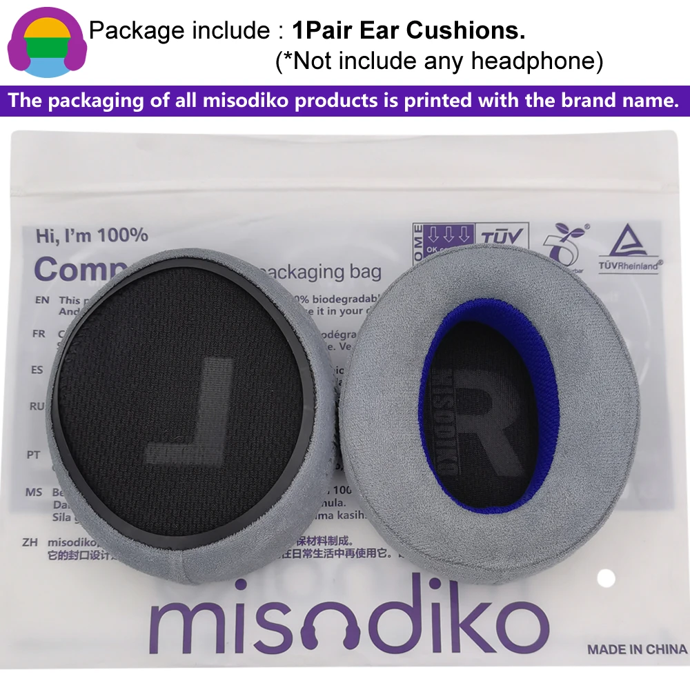 misodiko Upgraded Earpads Replacement for Sennheiser Over-Ear Style Headphones Momentum 1.0/ 2.0, HD1