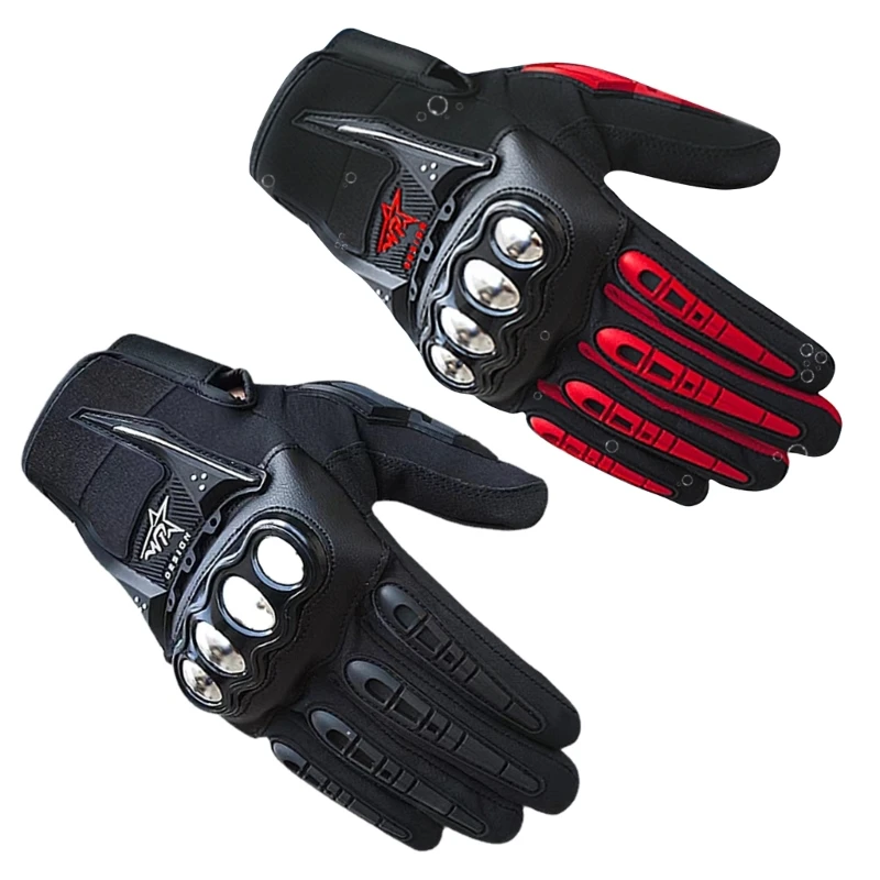 

Touchscreen Motorbike Gloves Full Finger Gloves with Hard Knuckles
