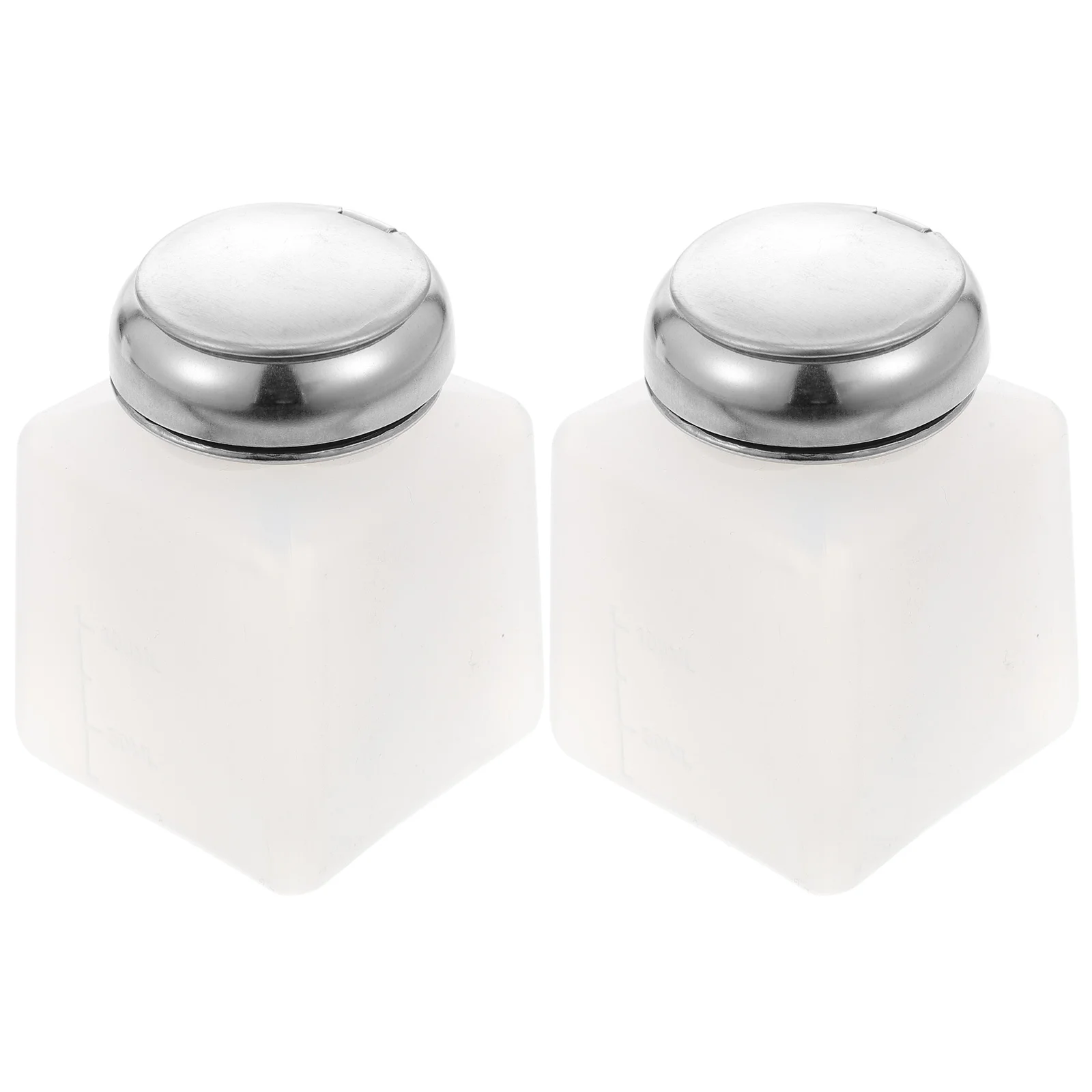 

2Pcs 100ml Anti-static Pressure Bottle Pump Dispenser for Storing Liquid (White)