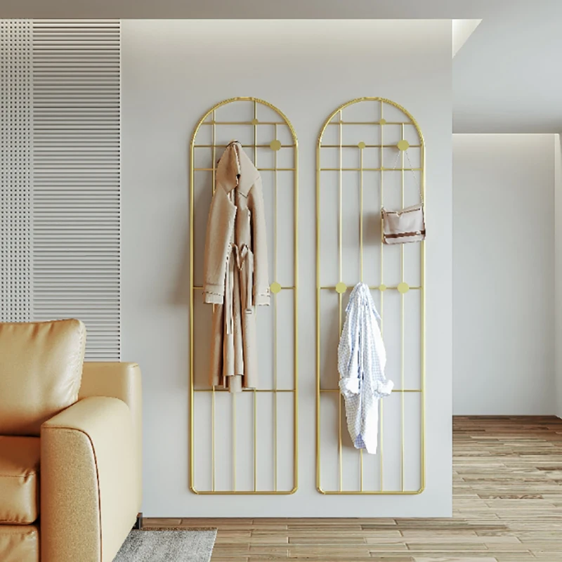 

Вешалка для шляп в прихожую, 2023, настенная вешалка для пальто, Золотая вешалка для одежды в спальню, металлические куртки, Percha Pie, мебель для спальни