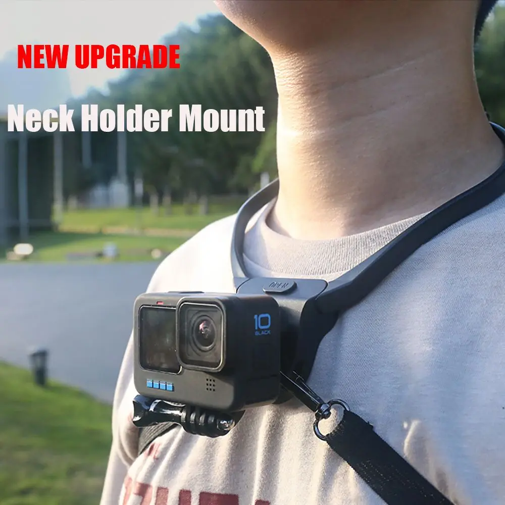 

Neck Holder Mount Hands-free Lazy Neck holder Wearable smartphone Mounting Bracket for GoPro Insta360 Accessories