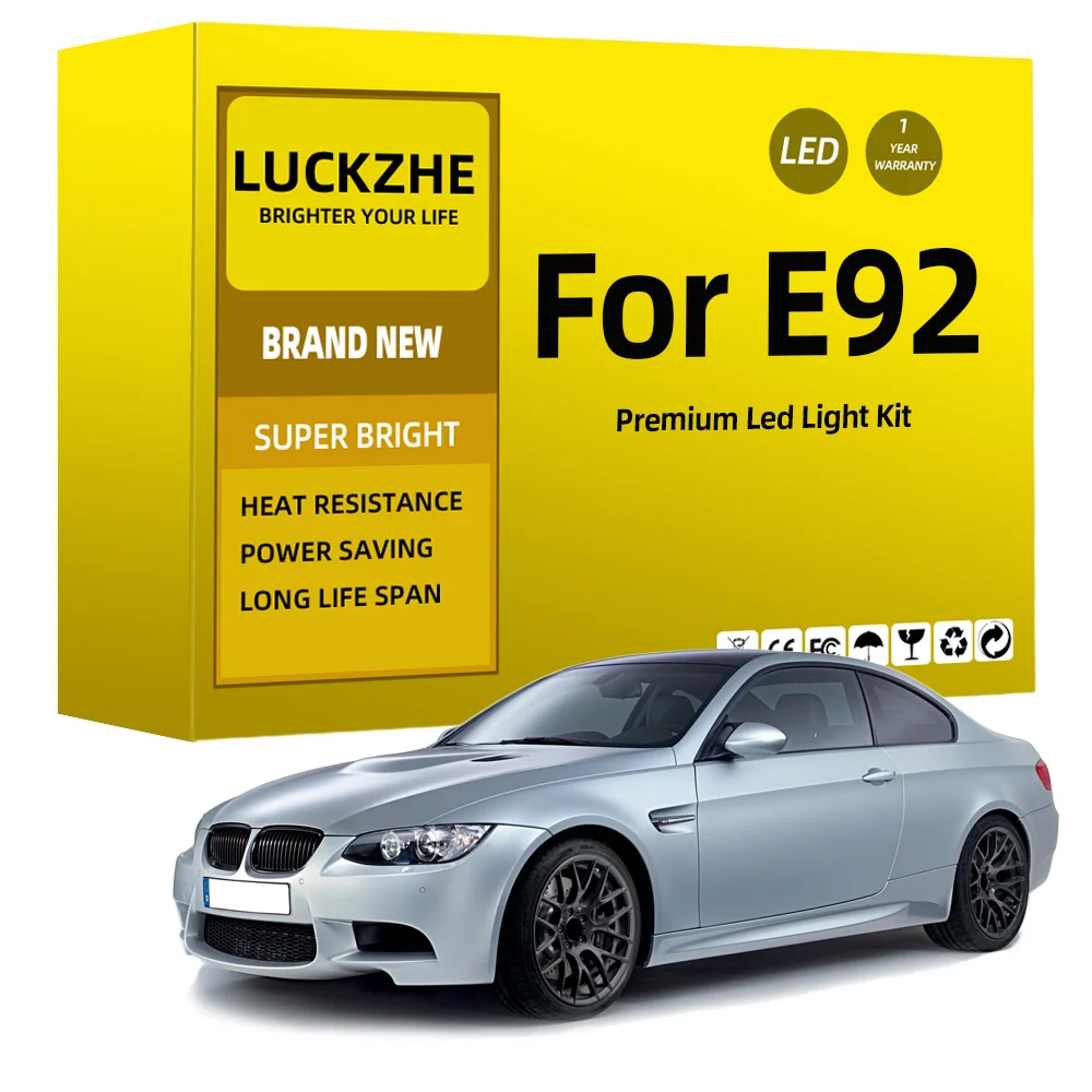 

For BMW 3 Series E92 2007 2008 2009 2010 2011 Led Reading Dome Map Lamp Bulbs Canbus No Error Car Led Interior Light Kit