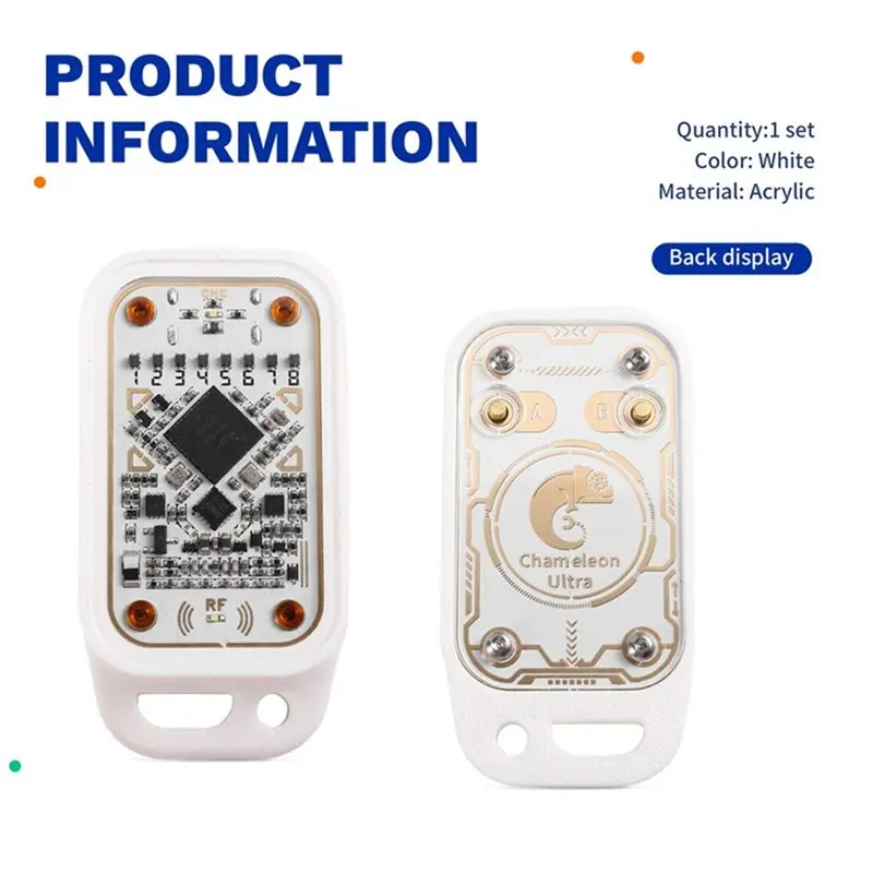 Цифровой эмулятор смарт-карт A51I Chameleon V3.0 (обновленная версия) – считывательзаписывателькопир RFID-карт, поддерживает IDIC 125 кГц и 13,56 МГц (art.: 3920daea65401) - 3920daea65401