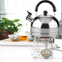 whistling tea kettle food grade stainless steel water boiler for stove top with heat proof folding handle 3l large tea pot