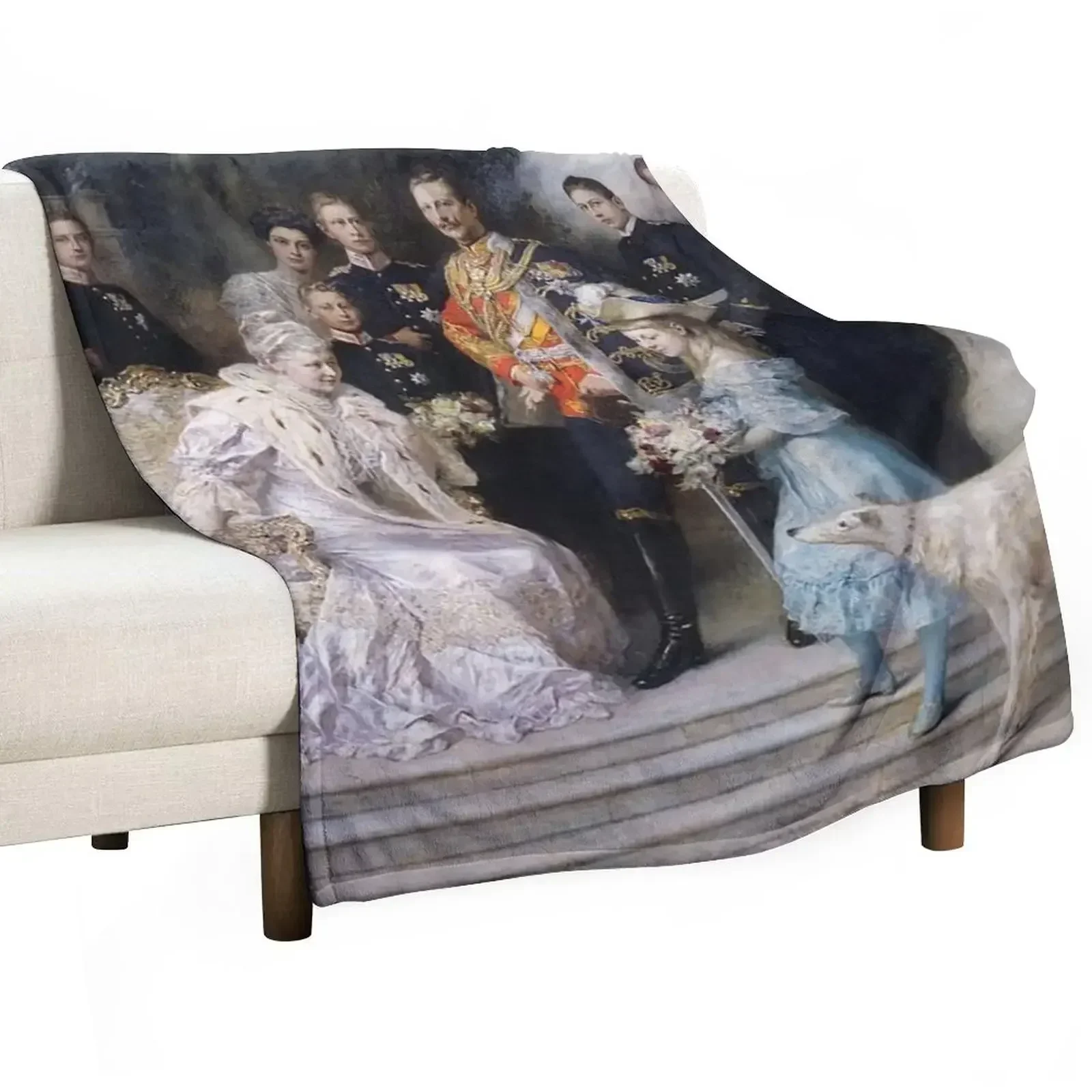 Серебряное одеяло Kaiser Wilhelma на годовщину свадьбы 19086 персонализированные