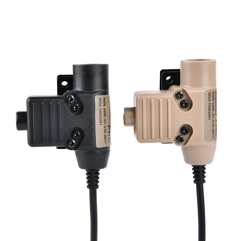 Фото Военный тактический адаптер PTT U94 для гарнитуры Kenwood №1
