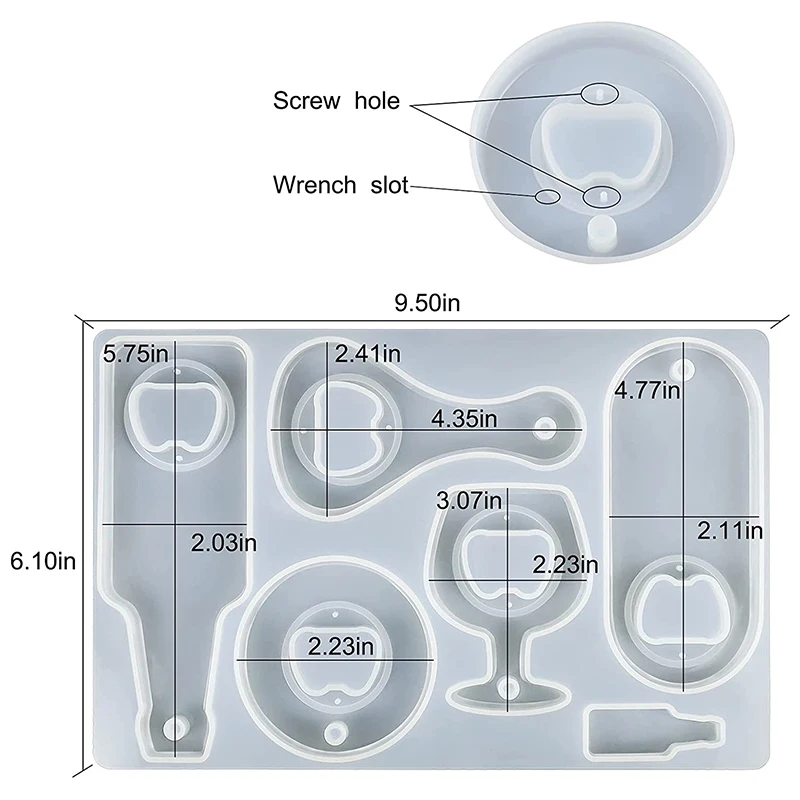 Открывалка для бутылок из смолы открывалка пива силиконовые формы эпоксидной