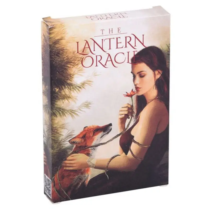 

Милые детские настольные карты с изображением фонаря и оракла, настольные карты с полным набором английских PDF для семейвечерние, настольны...