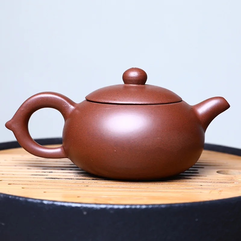 

Semihandmade Teapot With Raw Ore Purple Clay Pot for Tea Teapots Puer Tea Pot and Cup Set Gaiwan Oriental Moroccan Teapot Kettle