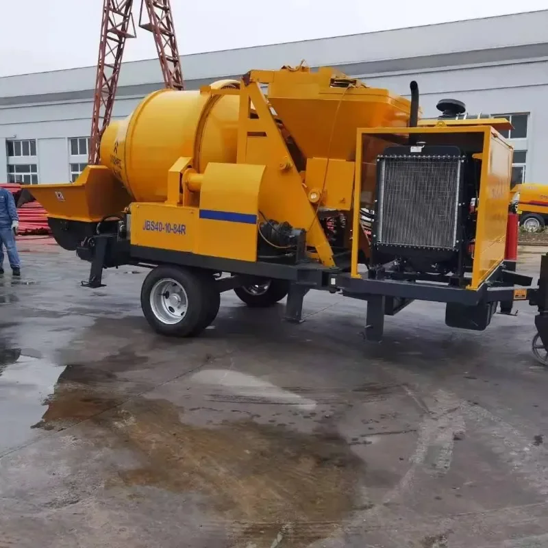 YG Лидер продаж мобильная электрическая машина портативный насос бетономешалка и