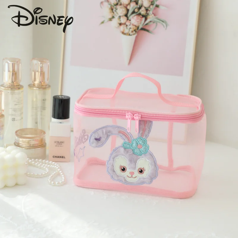 Disney New Portable Makeup Bag Fashion High Quality Business Travel Wash Bag Cartoon Large Capacity Multifunctional Storage Bag