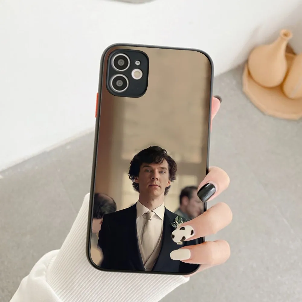 Чехол для телефона B-Benedict Cumberbatch IPhone 14 11 12 13 Mini Pro Max 8 7 Plus X XR XS MAX полупрозрачный