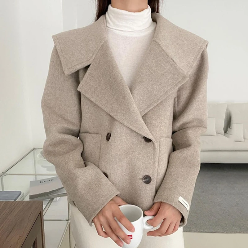 Женская куртка Onalippa Осень-зима 2021 французское темпераментное двубортное